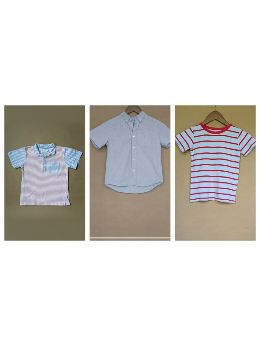 Boys Top Trio — Sizes 6–7